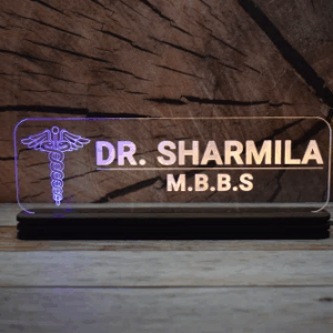 Name Board - Desktop LED Base