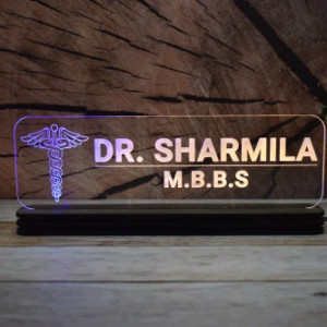 Name Board - Desktop LED Base